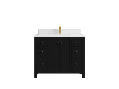 Chicago 42 in. W x 22 in. D Single Sink Bathroom Vanity - Willow Bath and Vanity