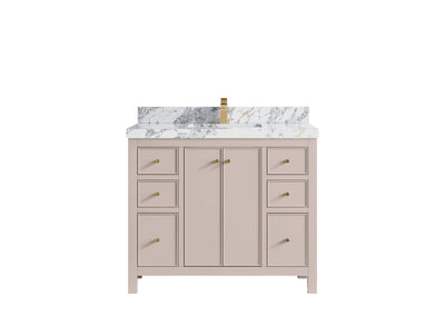 Chicago 42 in. W x 22 in. D Single Sink Bathroom Vanity - Willow Bath and Vanity