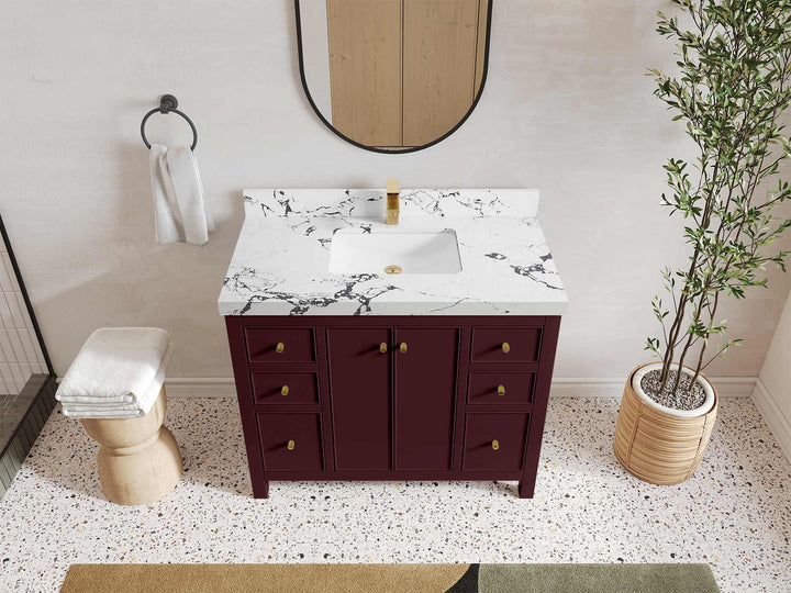 Chicago 42 in. W x 22 in. D Single Sink Bathroom Vanity - photo 40