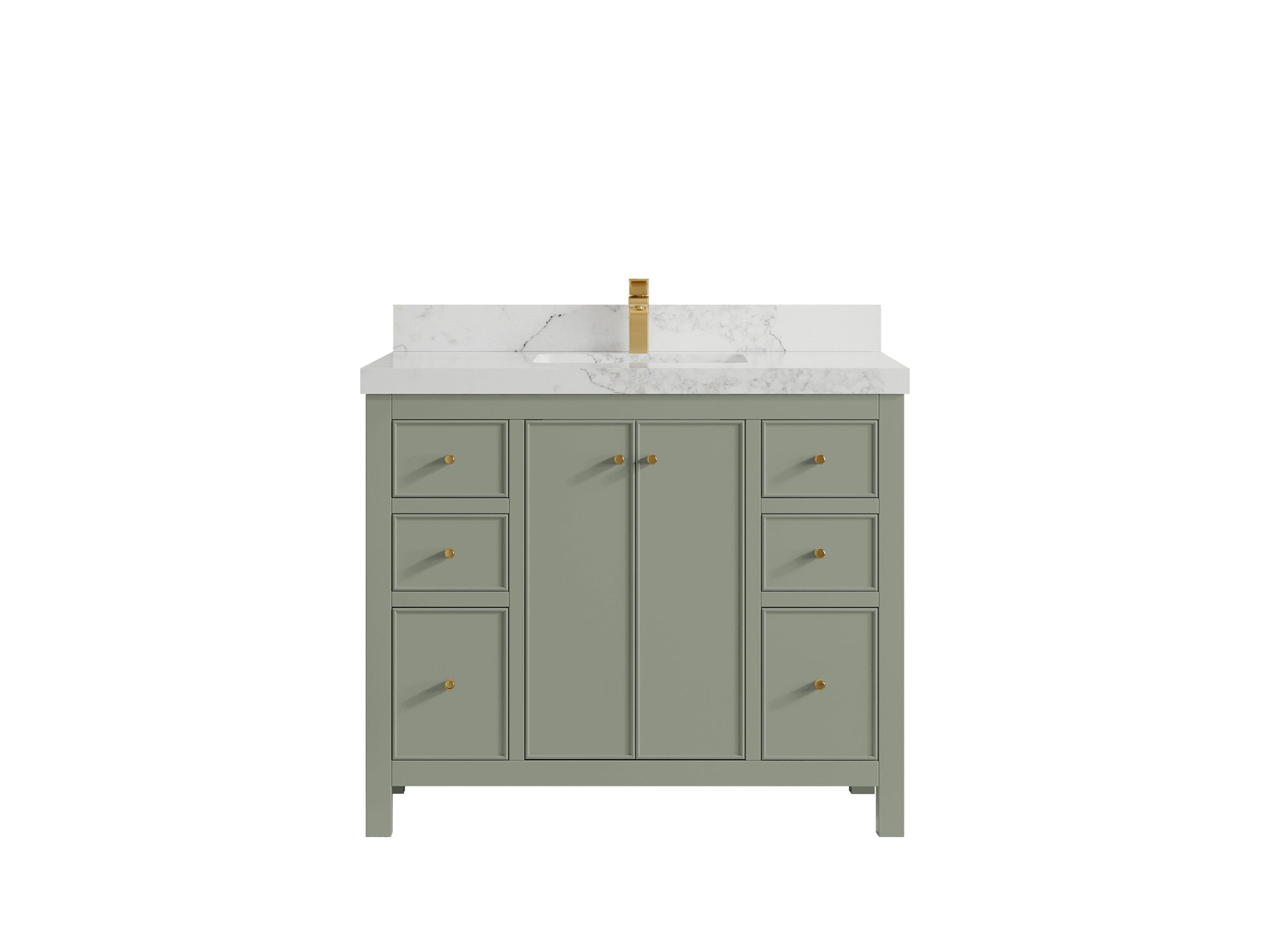 Chicago 42 in. W x 22 in. D Single Sink Bathroom Vanity - Willow Bath and Vanity
