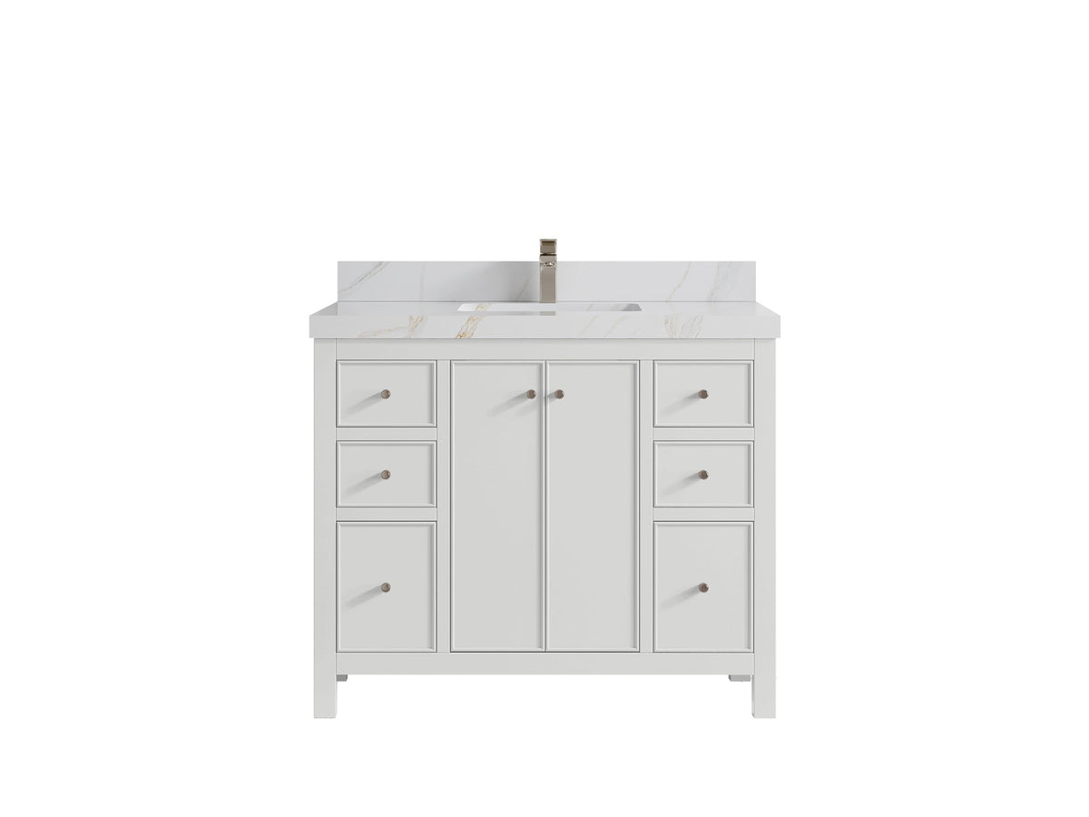 Chicago 42 in. W x 22 in. D Single Sink Bathroom Vanity - Willow Bath and Vanity