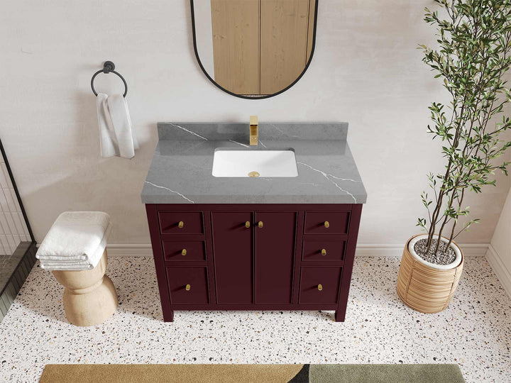 Chicago 42 in. W x 22 in. D Single Sink Bathroom Vanity - photo 34