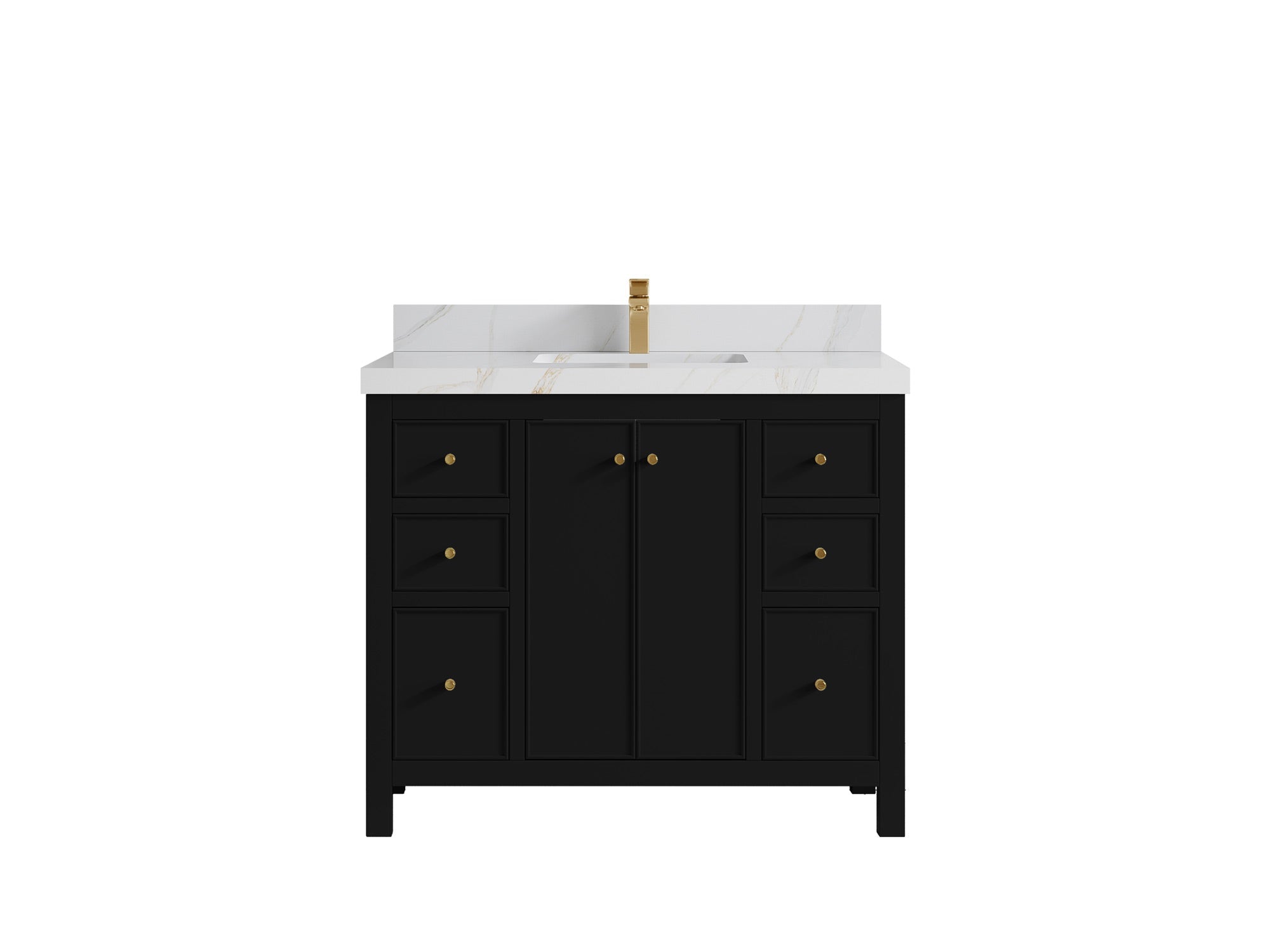 Chicago 42 in. W x 22 in. D Single Sink Bathroom Vanity - Willow Bath and Vanity