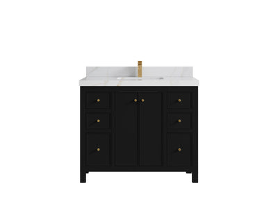 Chicago 42 in. W x 22 in. D Single Sink Bathroom Vanity - Willow Bath and Vanity
