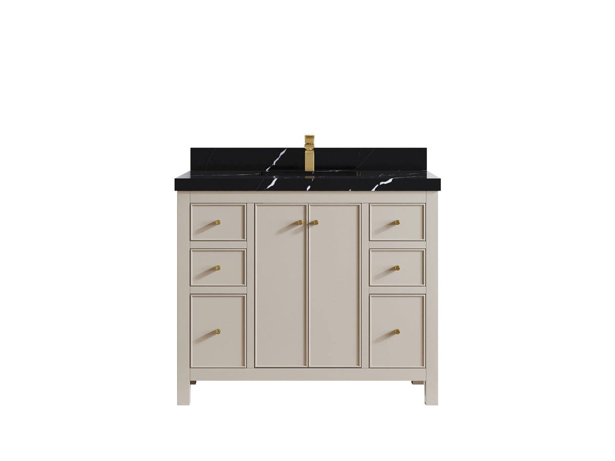 Chicago 42 in. W x 22 in. D Single Sink Bathroom Vanity - Willow Bath and Vanity