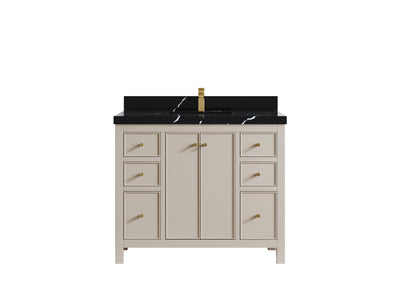 Chicago 42 in. W x 22 in. D Single Sink Bathroom Vanity - Willow Bath and Vanity