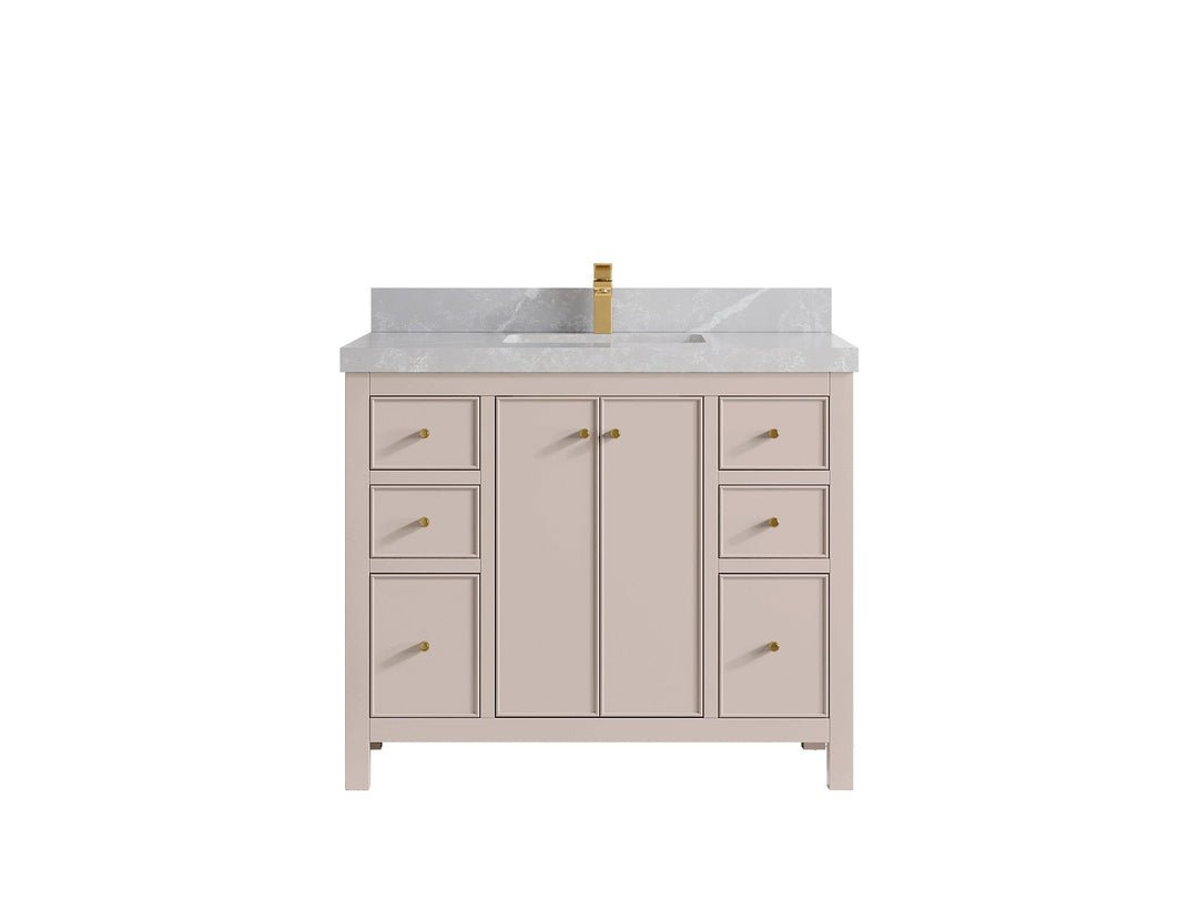 Chicago 42 in. W x 22 in. D Single Sink Bathroom Vanity - Willow Bath and Vanity