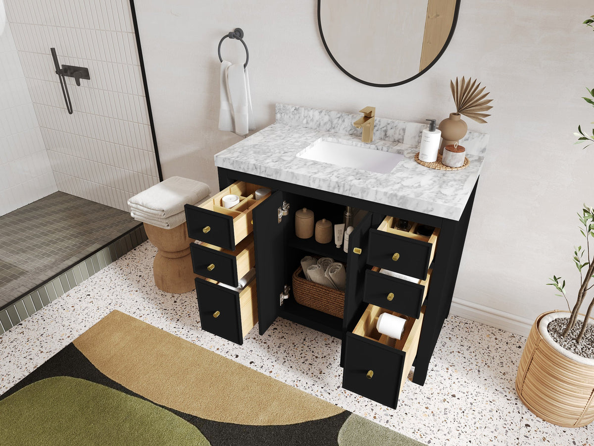 Chicago 42 in. W x 22 in. D Single Sink Bathroom Vanity - Willow Bath and Vanity