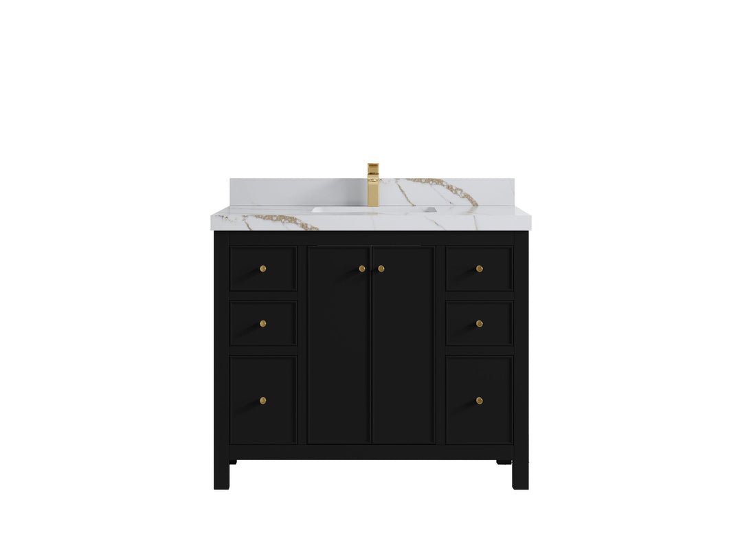 Chicago 42 in. W x 22 in. D Single Sink Bathroom Vanity - Willow Bath and Vanity
