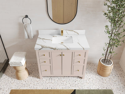 Chicago 42 in. W x 22 in. D Single Sink Bathroom Vanity - Willow Bath and Vanity