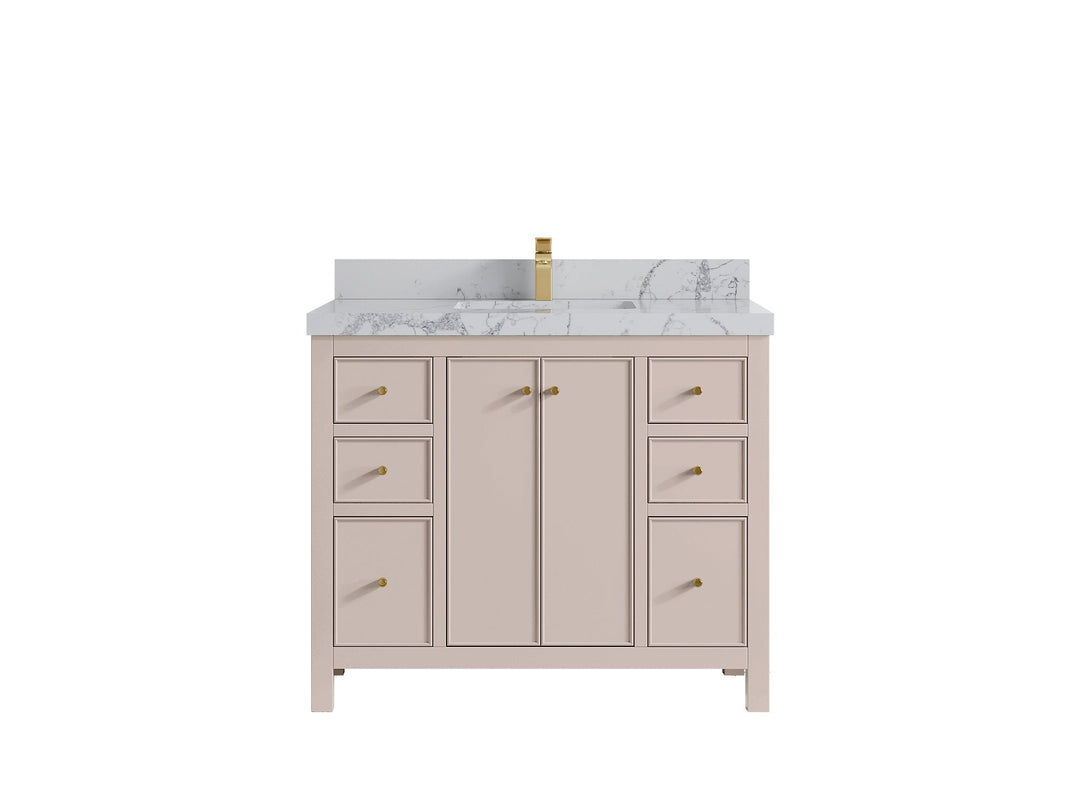 Chicago 42 in. W x 22 in. D Single Sink Bathroom Vanity - Willow Bath and Vanity