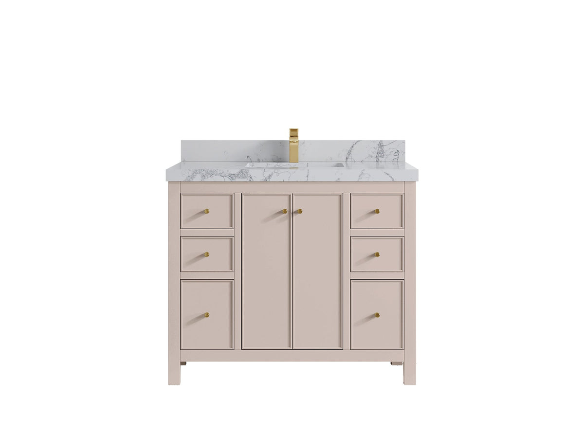 Chicago 42 in. W x 22 in. D Single Sink Bathroom Vanity - Willow Bath and Vanity