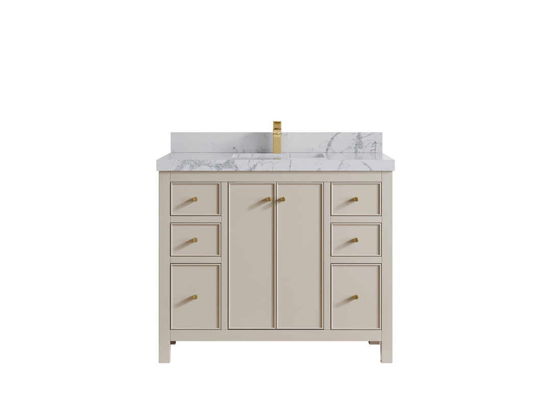 Chicago 42 in. W x 22 in. D Single Sink Bathroom Vanity - Willow Bath and Vanity