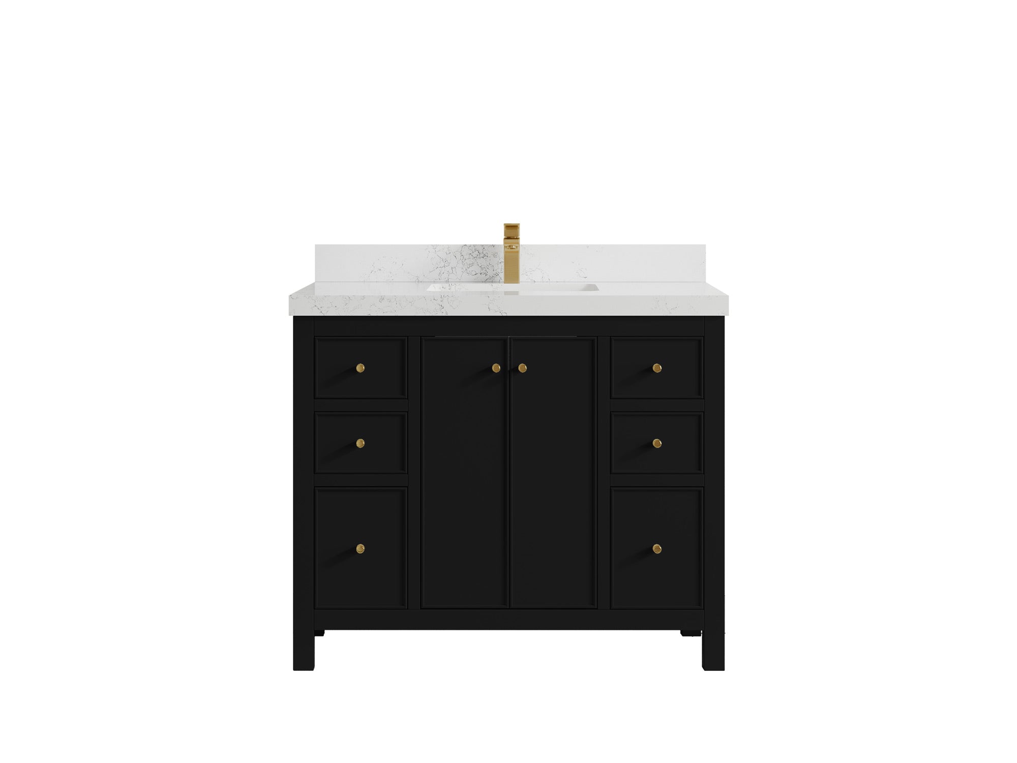 Chicago 42 in. W x 22 in. D Single Sink Bathroom Vanity - Willow Bath and Vanity