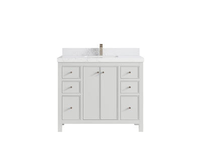 Chicago 42 in. W x 22 in. D Single Sink Bathroom Vanity - Willow Bath and Vanity