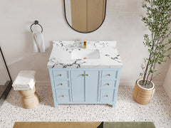 Chicago 42 in. W x 22 in. D Single Sink Bathroom Vanity - photo 46