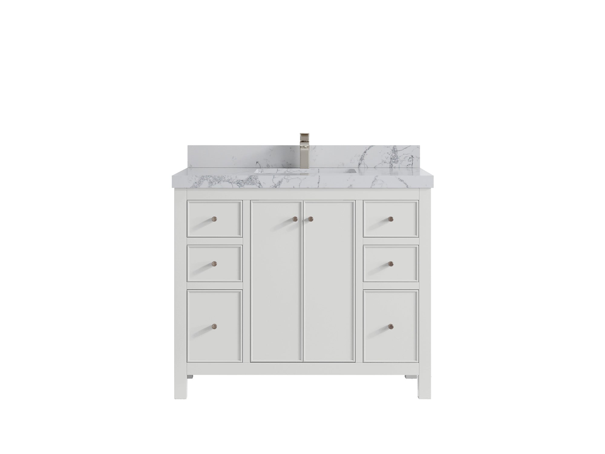 Chicago 42 in. W x 22 in. D Single Sink Bathroom Vanity - Willow Bath and Vanity