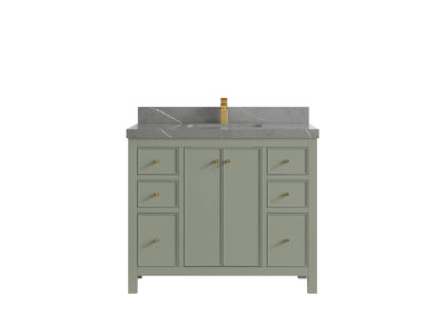 Chicago 42 in. W x 22 in. D Single Sink Bathroom Vanity - Willow Bath and Vanity