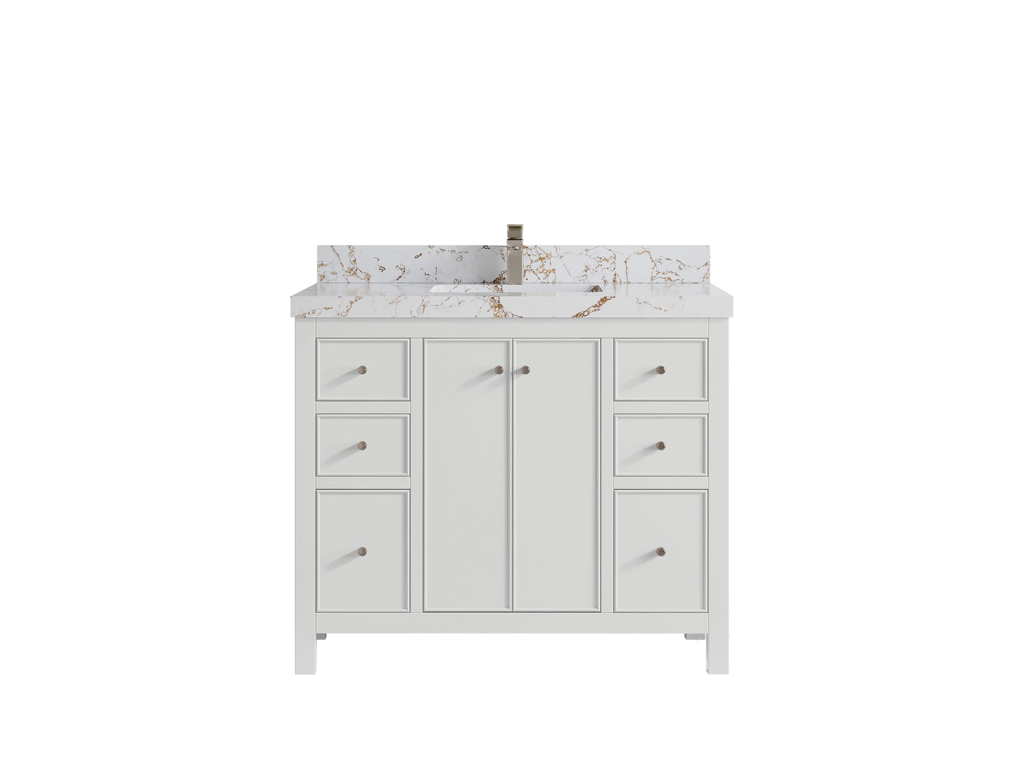 Chicago 42 in. W x 22 in. D Single Sink Bathroom Vanity - Willow Bath and Vanity