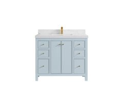 Chicago 42 in. W x 22 in. D Single Sink Bathroom Vanity - photo 17