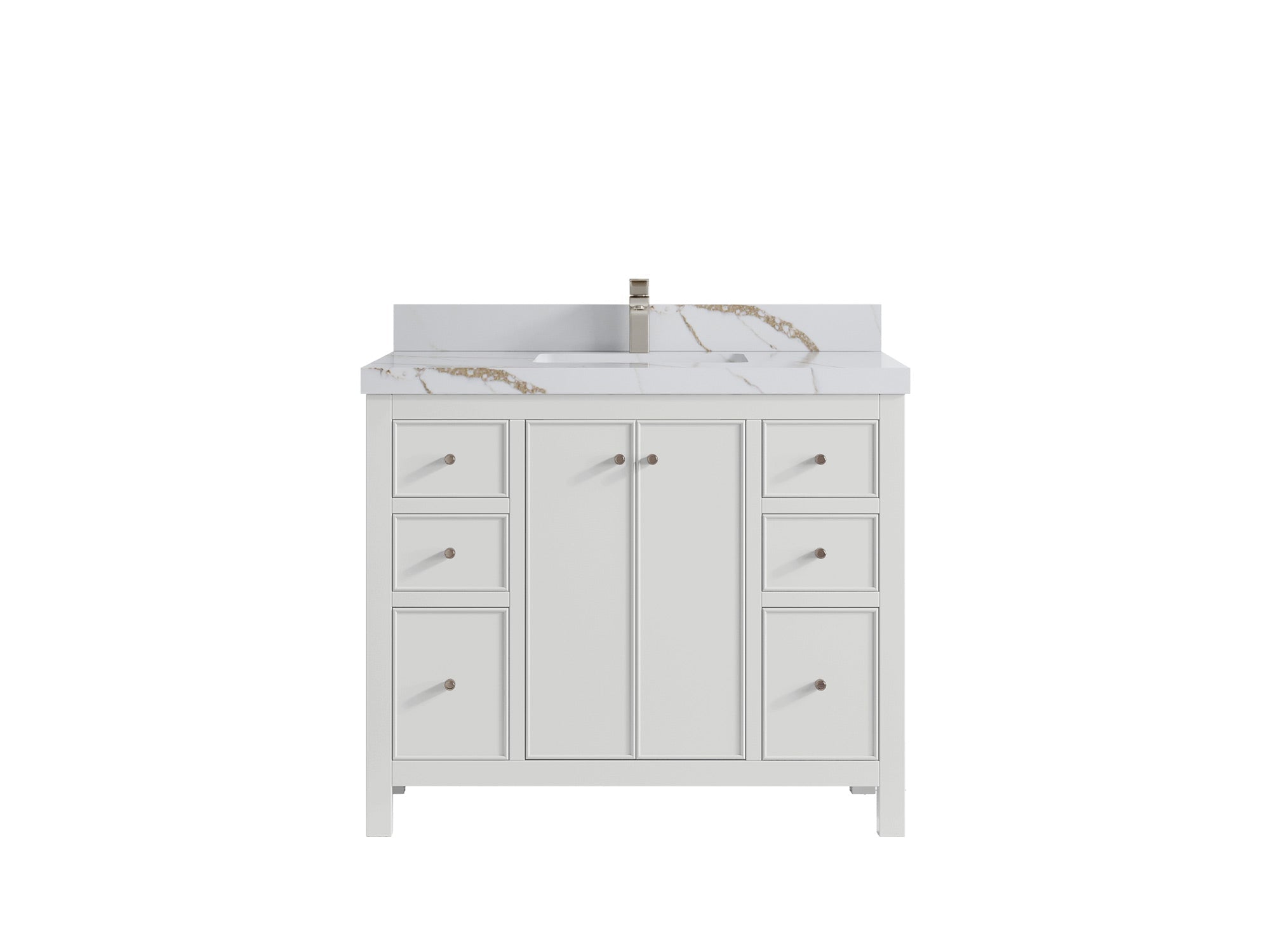 Chicago 42 in. W x 22 in. D Single Sink Bathroom Vanity - Willow Bath and Vanity