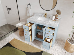 Chicago 42 in. W x 22 in. D Single Sink Bathroom Vanity - photo 3