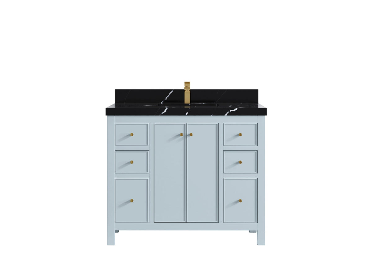 Chicago 42 in. W x 22 in. D Single Sink Bathroom Vanity - Willow Bath and Vanity