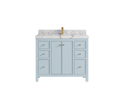 Chicago 42 in. W x 22 in. D Single Sink Bathroom Vanity - Willow Bath and Vanity