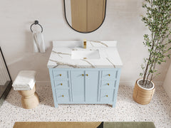 Chicago 42 in. W x 22 in. D Single Sink Bathroom Vanity - photo 22