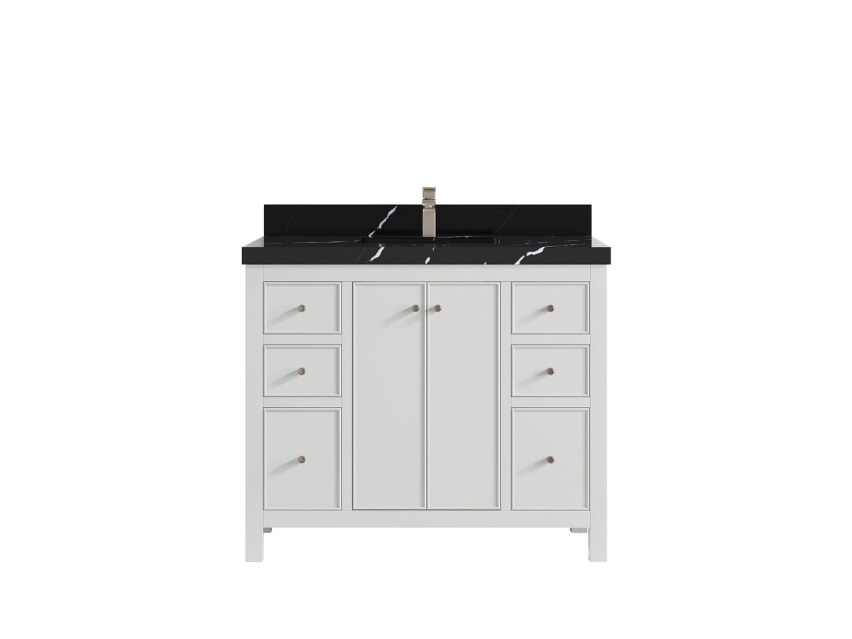 Chicago 42 in. W x 22 in. D Single Sink Bathroom Vanity - Willow Bath and Vanity