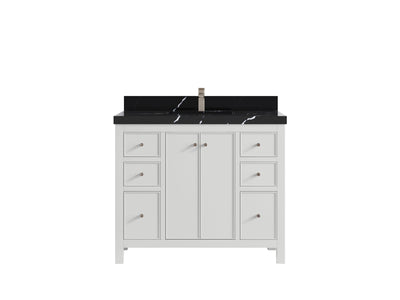 Chicago 42 in. W x 22 in. D Single Sink Bathroom Vanity - Willow Bath and Vanity