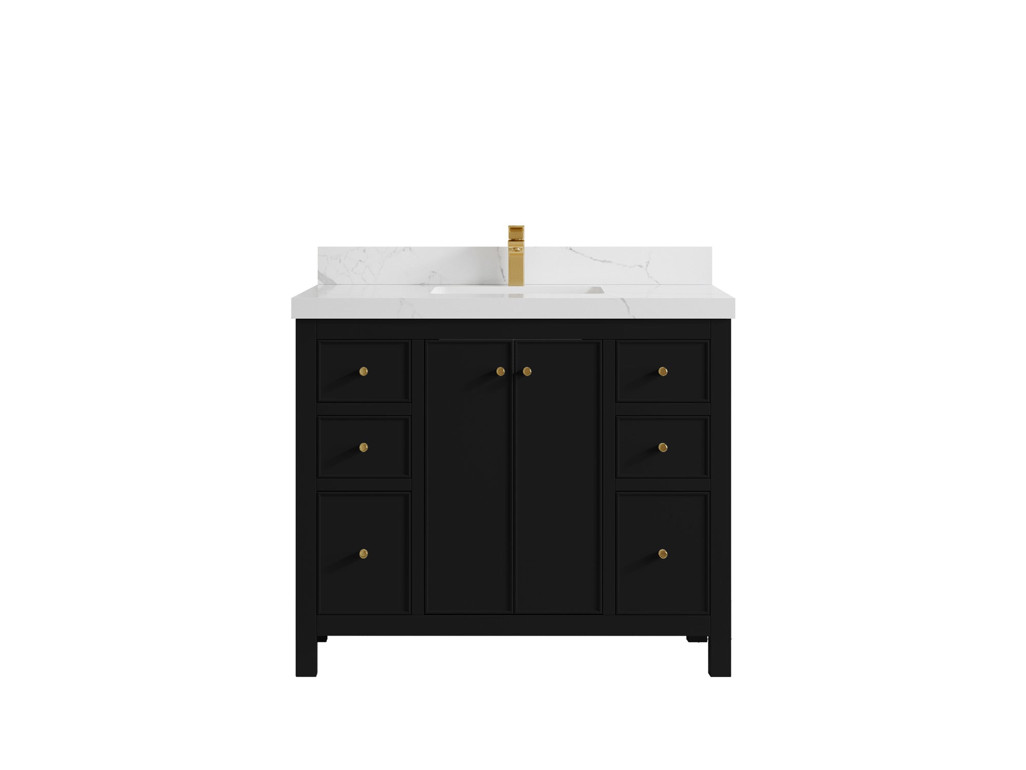 Chicago 42 in. W x 22 in. D Single Sink Bathroom Vanity - Willow Bath and Vanity