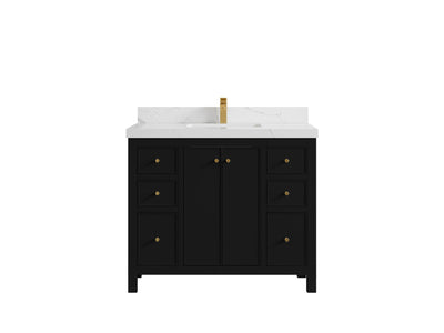 Chicago 42 in. W x 22 in. D Single Sink Bathroom Vanity - Willow Bath and Vanity