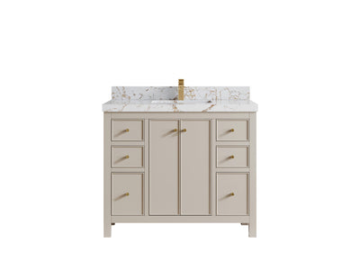 Chicago 42 in. W x 22 in. D Single Sink Bathroom Vanity - Willow Bath and Vanity