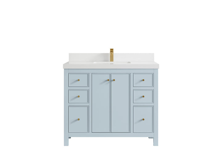 Chicago 42 in. W x 22 in. D Single Sink Bathroom Vanity - photo 49