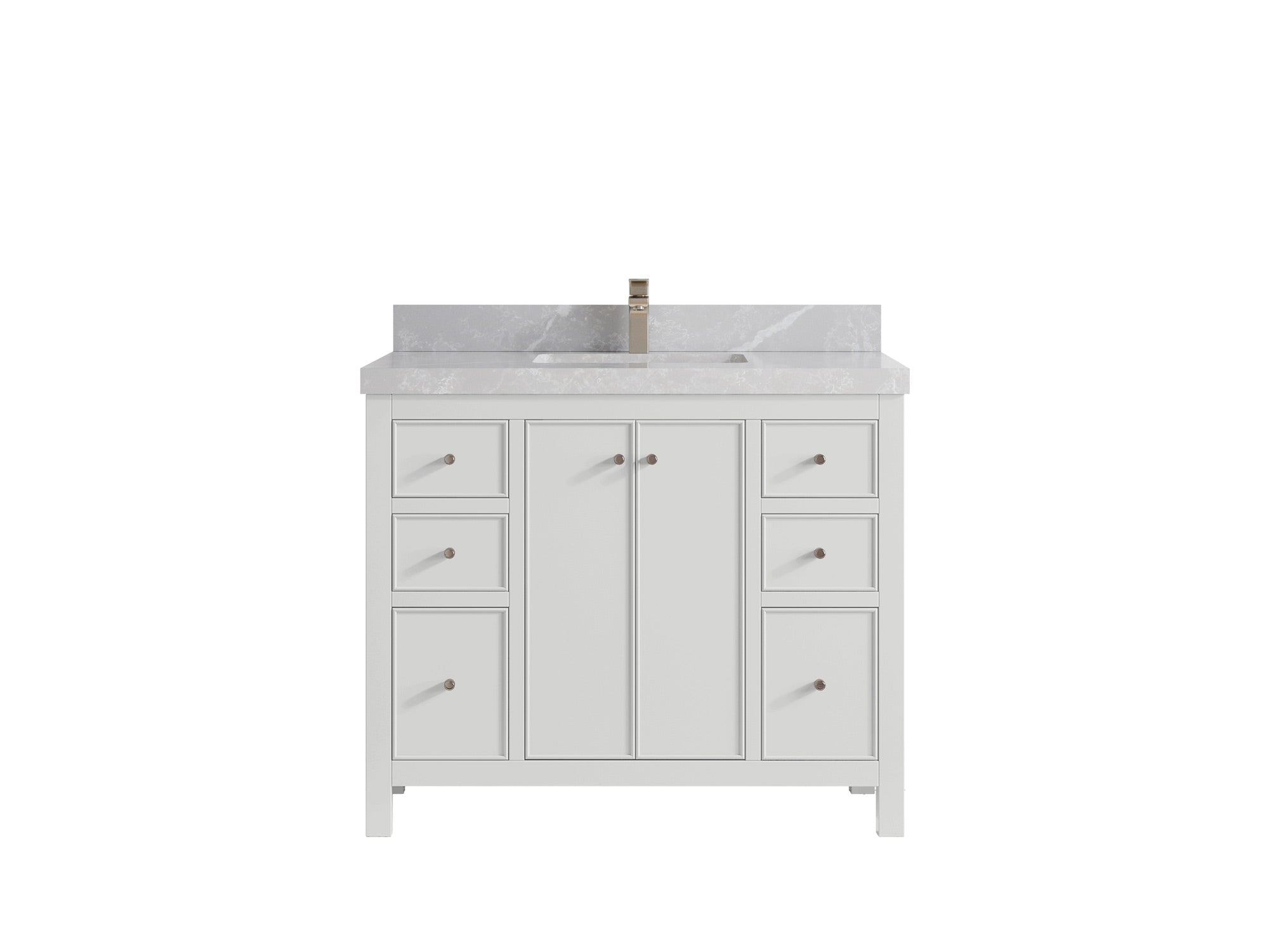 Chicago 42 in. W x 22 in. D Single Sink Bathroom Vanity - Willow Bath and Vanity