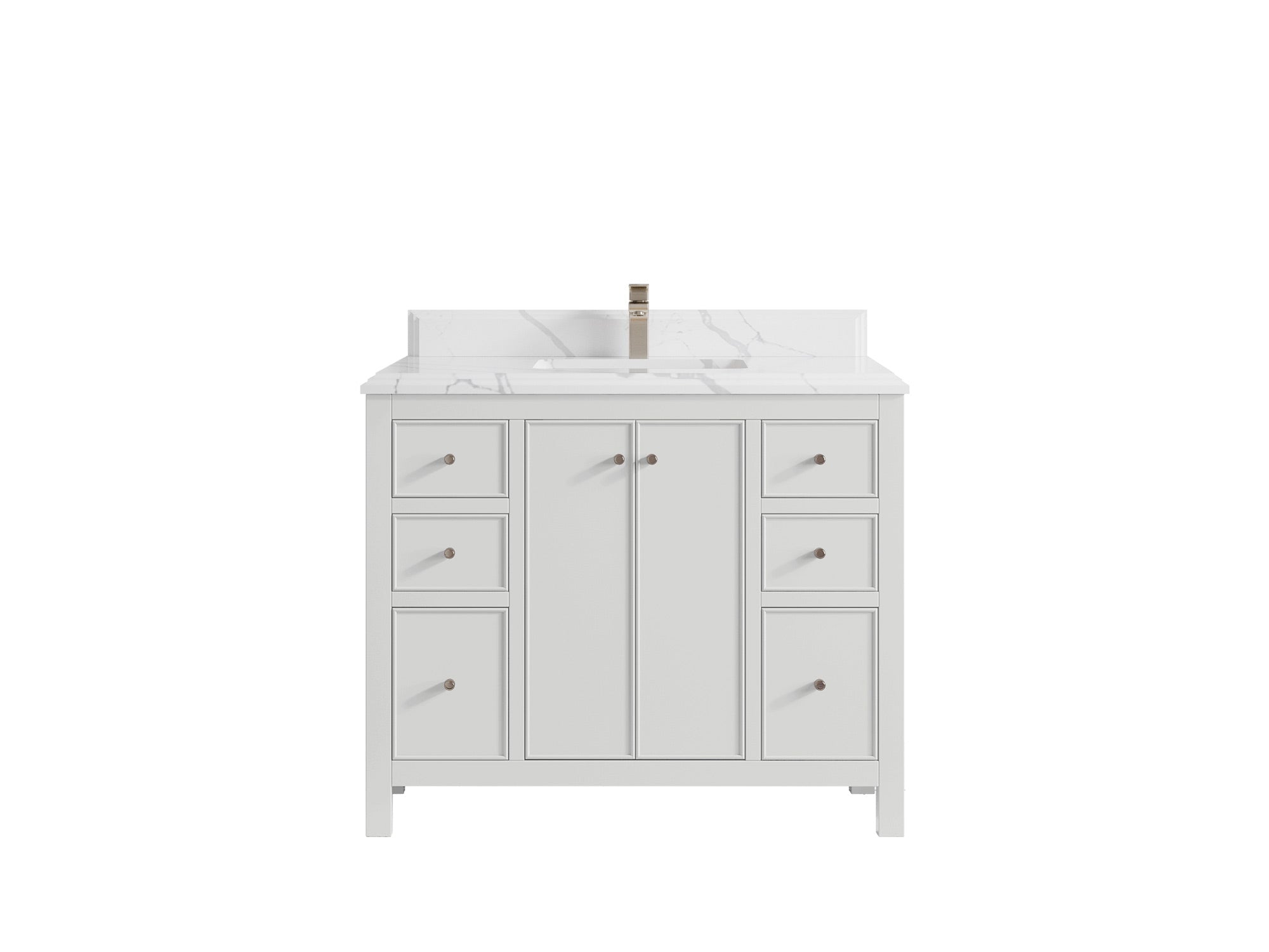 Chicago 42 in. W x 22 in. D Single Sink Bathroom Vanity - Willow Bath and Vanity