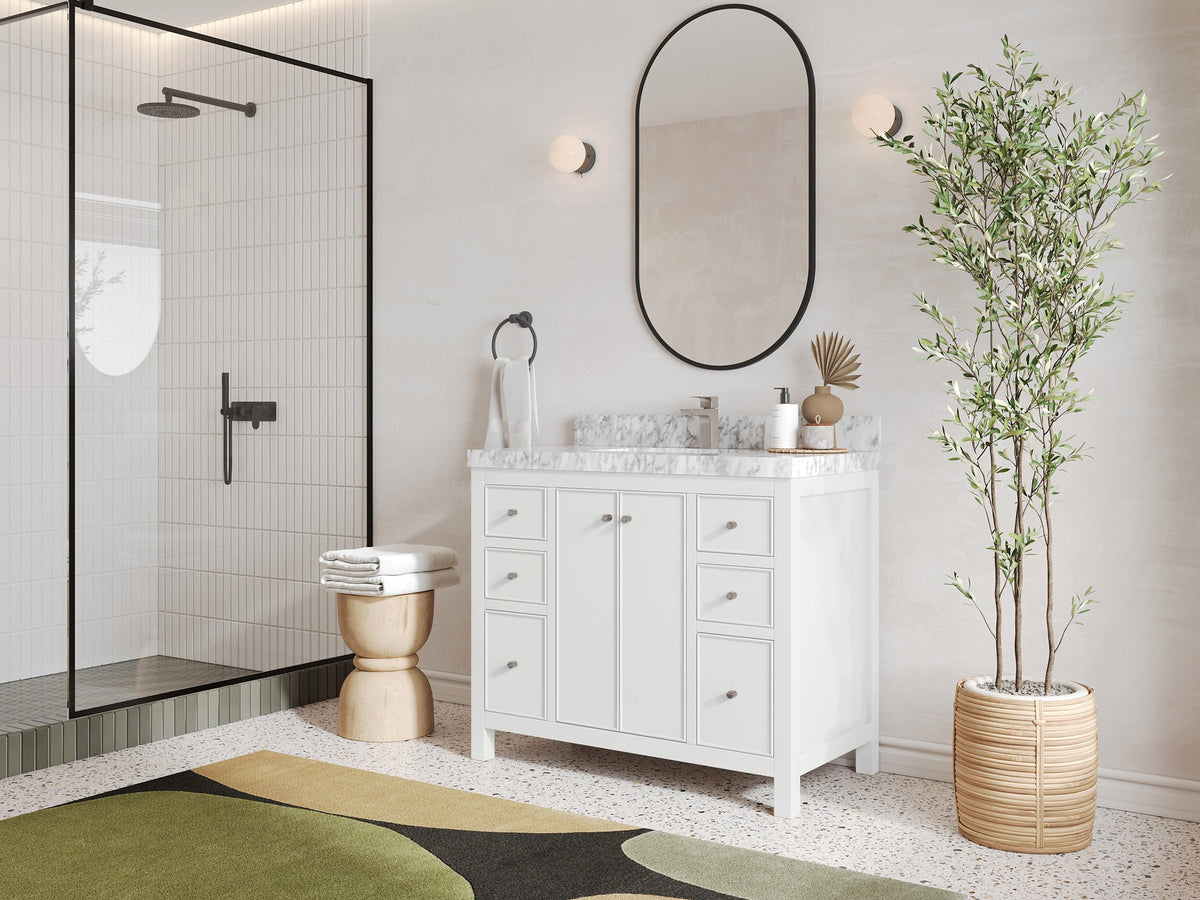 Chicago 42 in. W x 22 in. D Single Sink Bathroom Vanity - Willow Bath and Vanity