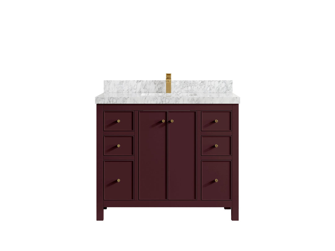 Chicago 42 in. W x 22 in. D Single Sink Bathroom Vanity - Willow Bath and Vanity