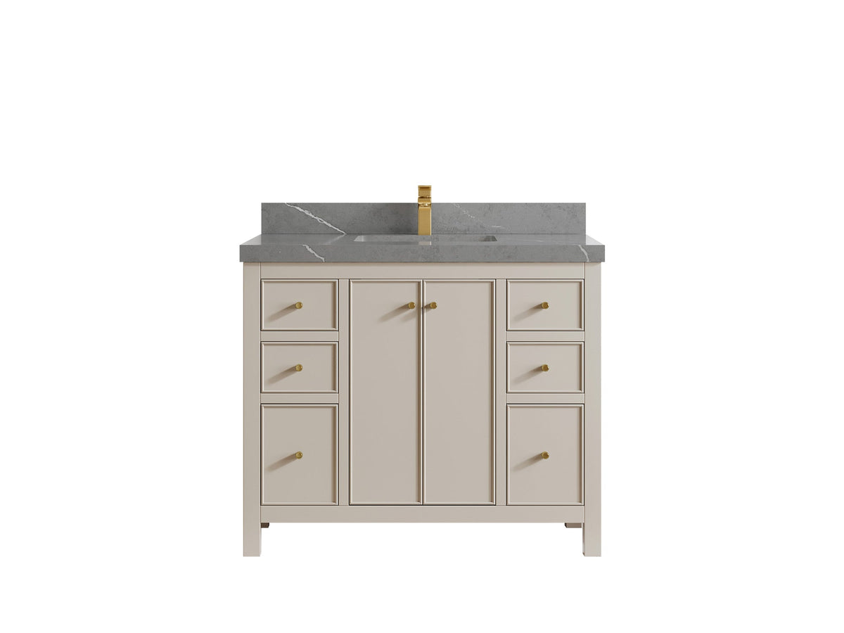 Chicago 42 in. W x 22 in. D Single Sink Bathroom Vanity - Willow Bath and Vanity