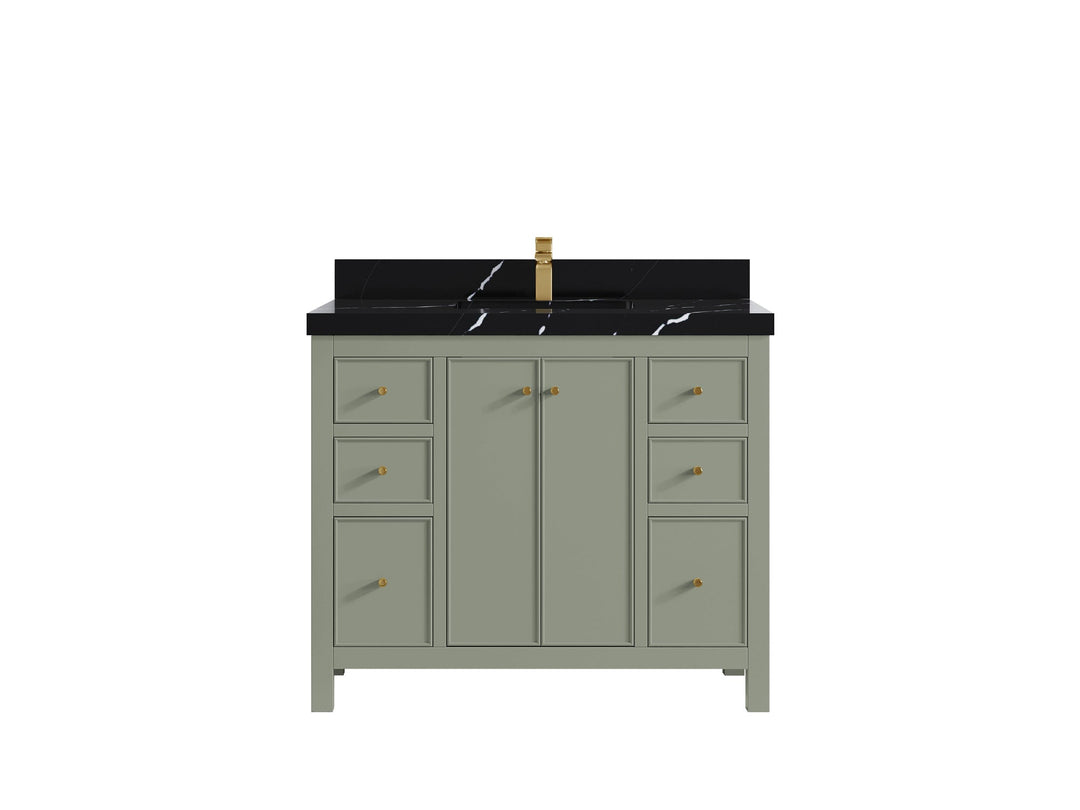 Chicago 42 in. W x 22 in. D Single Sink Bathroom Vanity - Willow Bath and Vanity