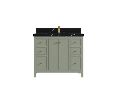 Chicago 42 in. W x 22 in. D Single Sink Bathroom Vanity - Willow Bath and Vanity