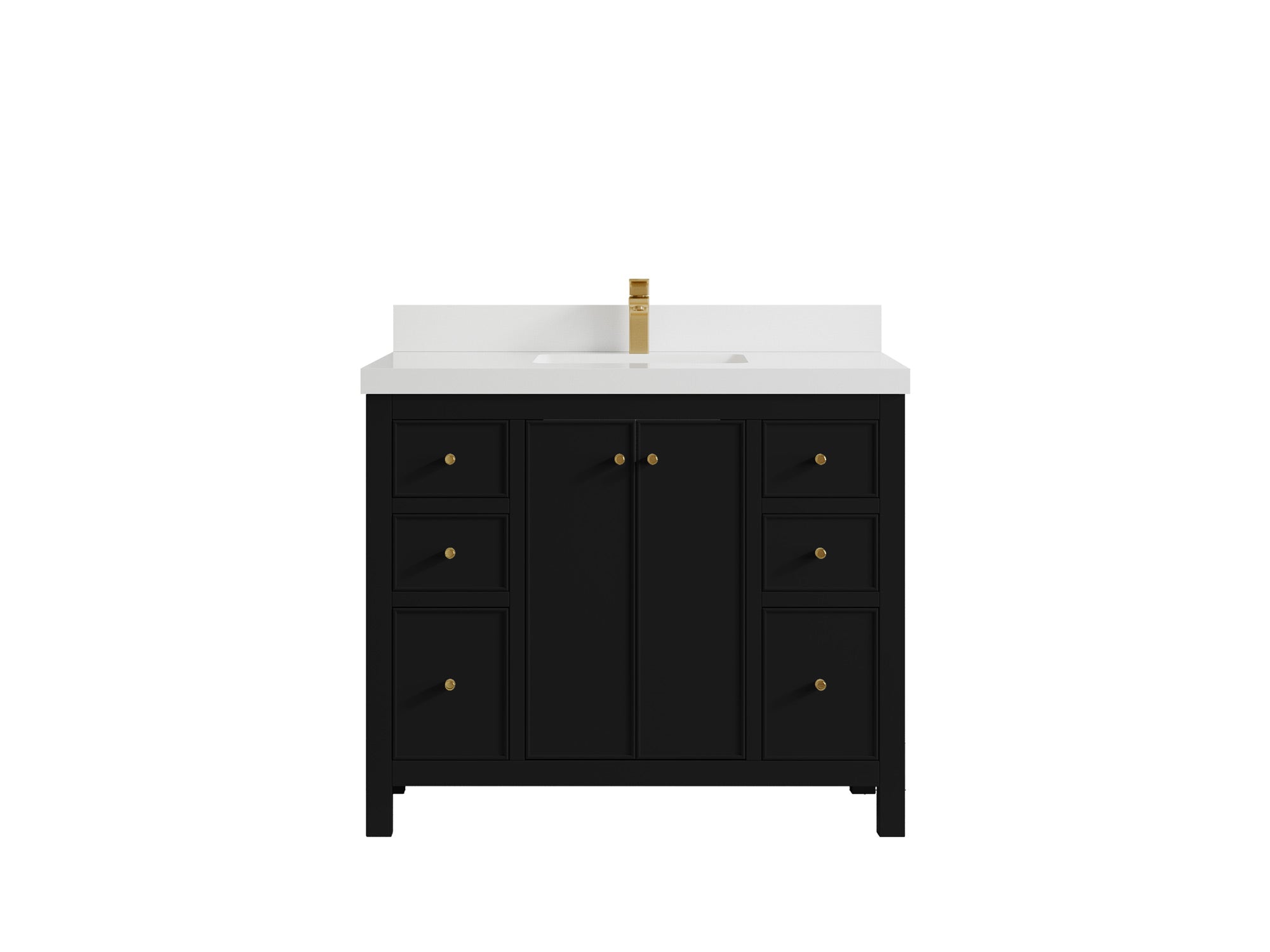 Chicago 42 in. W x 22 in. D Single Sink Bathroom Vanity - Willow Bath and Vanity