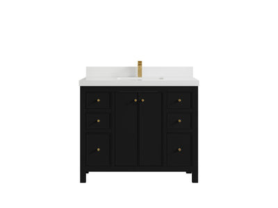 Chicago 42 in. W x 22 in. D Single Sink Bathroom Vanity - Willow Bath and Vanity
