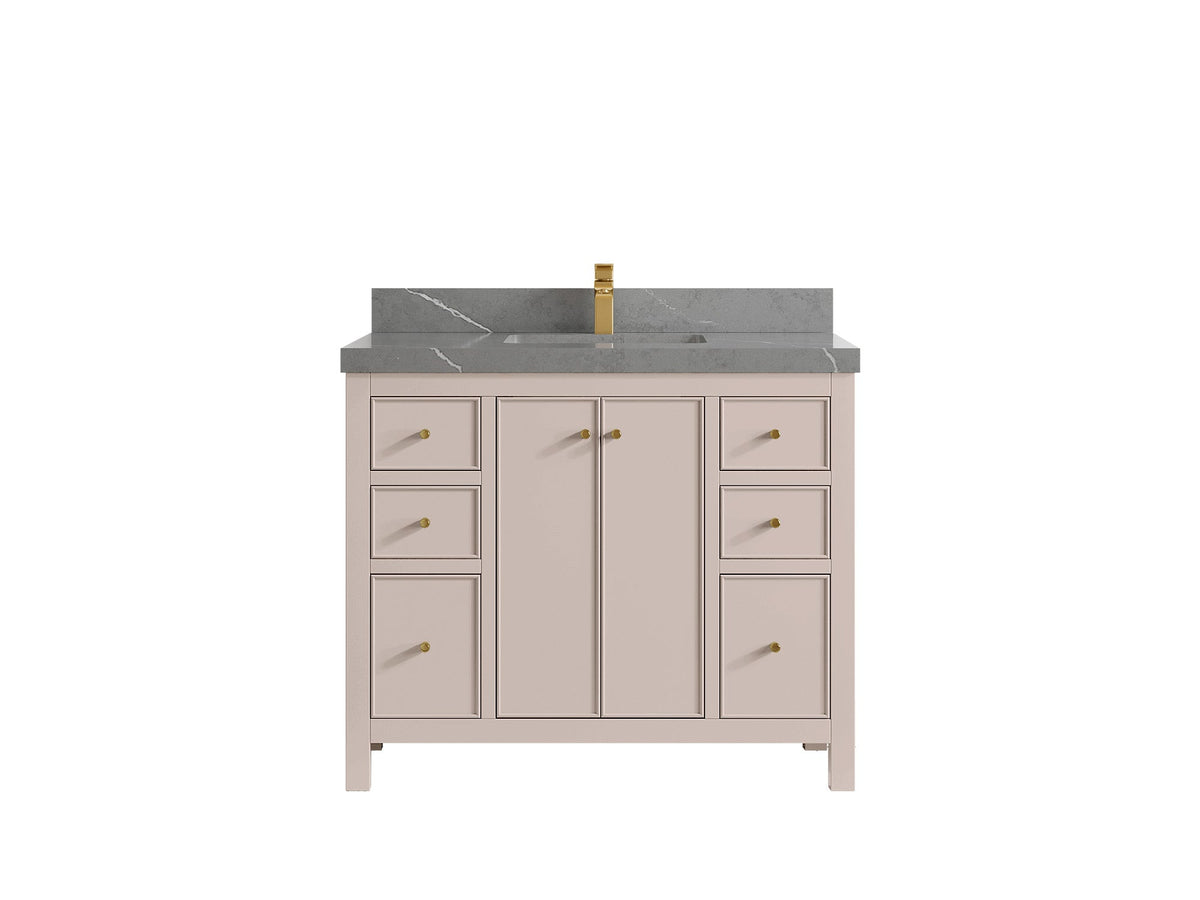 Chicago 42 in. W x 22 in. D Single Sink Bathroom Vanity - Willow Bath and Vanity