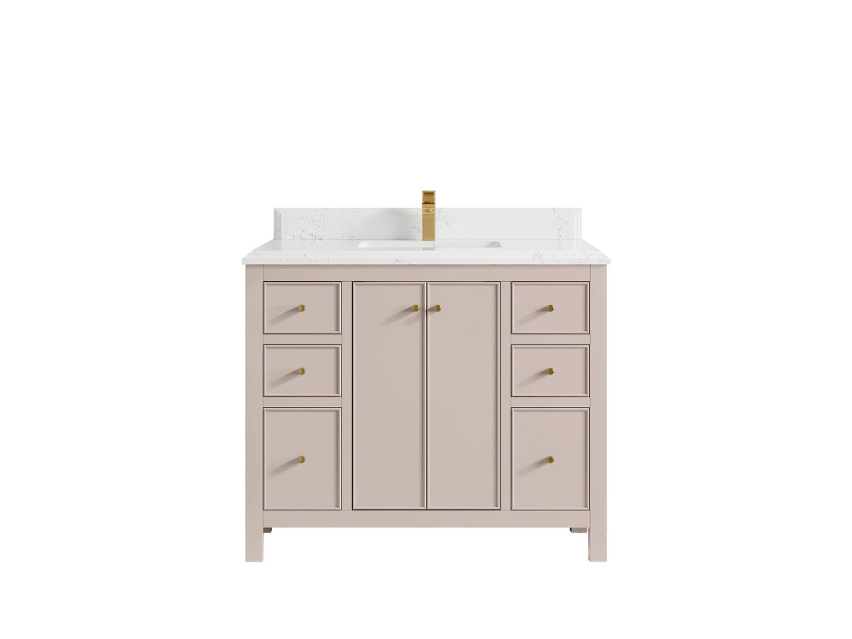 Chicago 42 in. W x 22 in. D Single Sink Bathroom Vanity - Willow Bath and Vanity