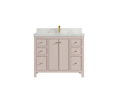 Chicago 42 in. W x 22 in. D Single Sink Bathroom Vanity - Willow Bath and Vanity
