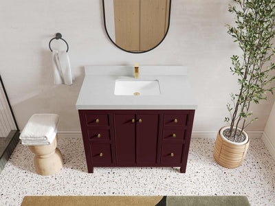 Chicago 42 in. W x 22 in. D Single Sink Bathroom Vanity - Willow Bath and Vanity