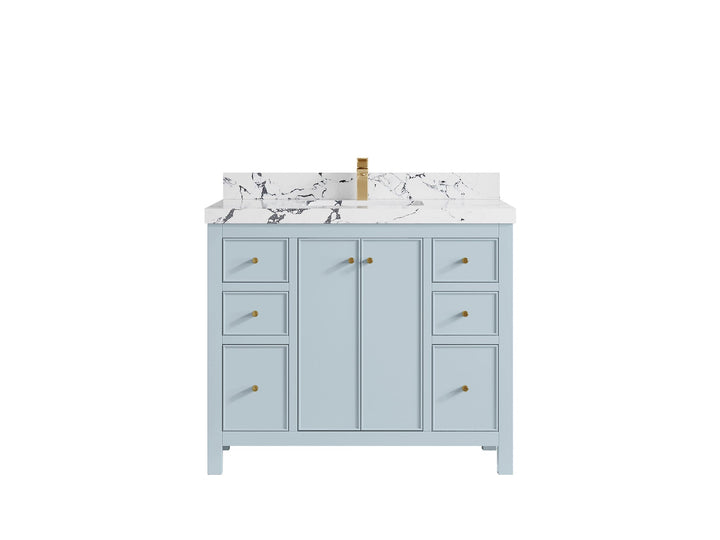 Chicago 42 in. W x 22 in. D Single Sink Bathroom Vanity - photo 41
