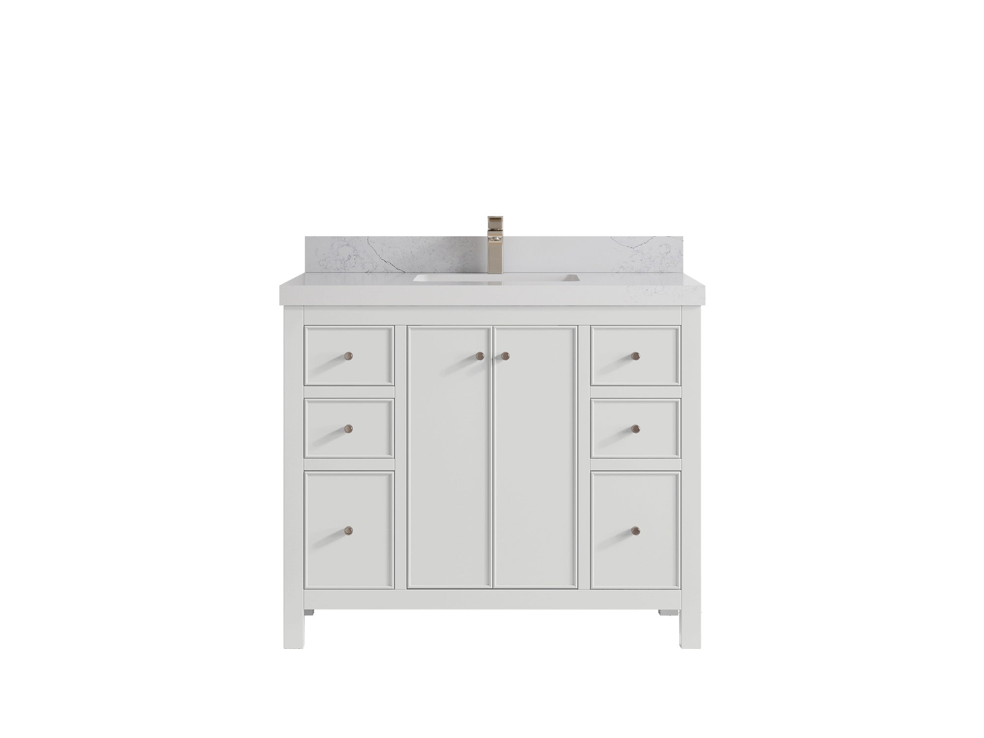 Chicago 42 in. W x 22 in. D Single Sink Bathroom Vanity - Willow Bath and Vanity